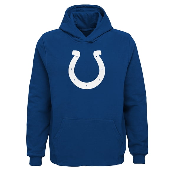 Youth Royal Indianapolis Colts Team Logo Pullover Hoodie