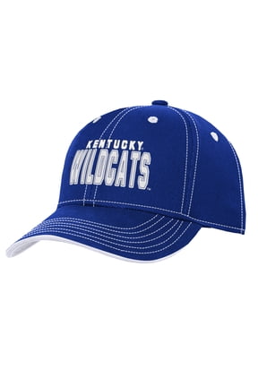 Youth Royal Kentucky Wildcats Old School Slouch Adjustable Hat