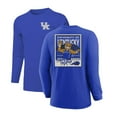 thumbnail image 1 of Youth  Royal Kentucky Wildcats Snowy Polaroid Long Sleeve T-Shirt, 1 of 3