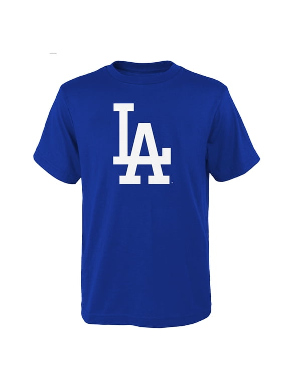 Youth Royal Los Angeles Dodgers Logo Primary Team T-Shirt