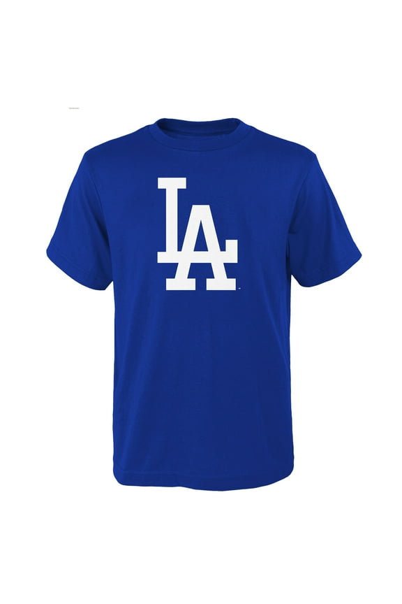 Youth Royal Los Angeles Dodgers Logo Primary Team T-Shirt