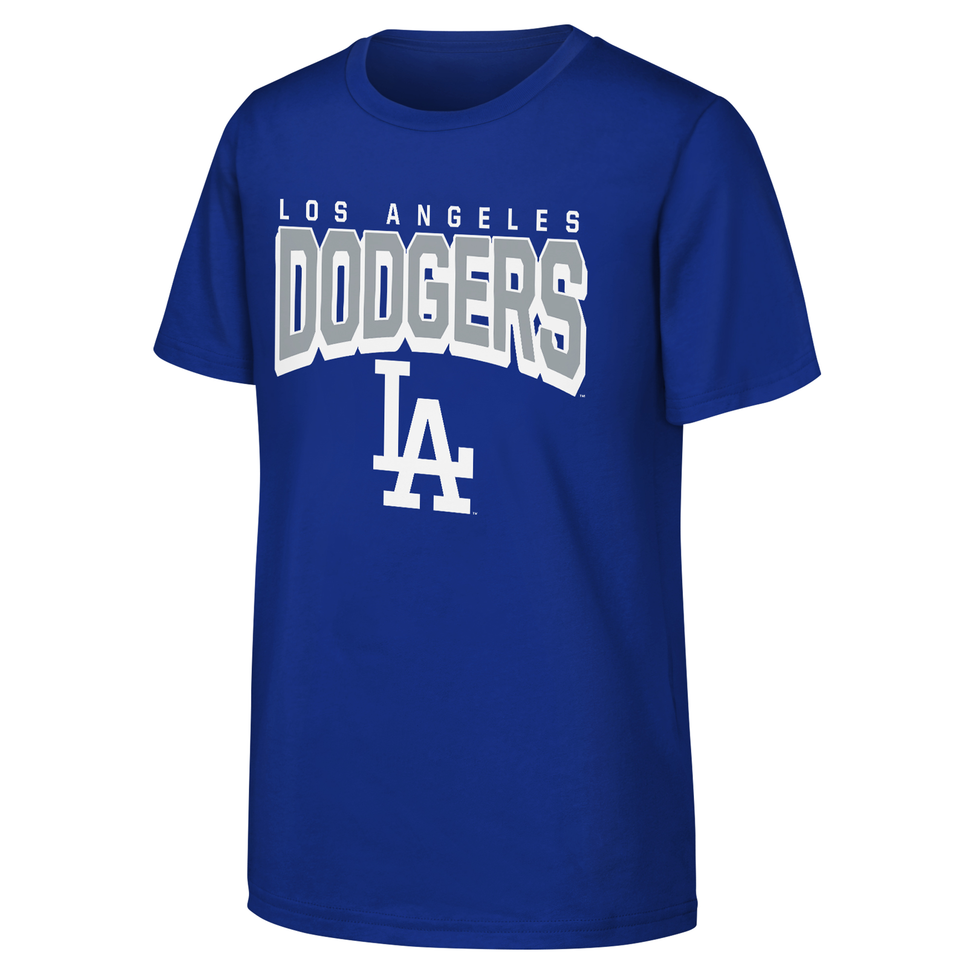 Youth Royal Los Angeles Dodgers On The Block TShirt