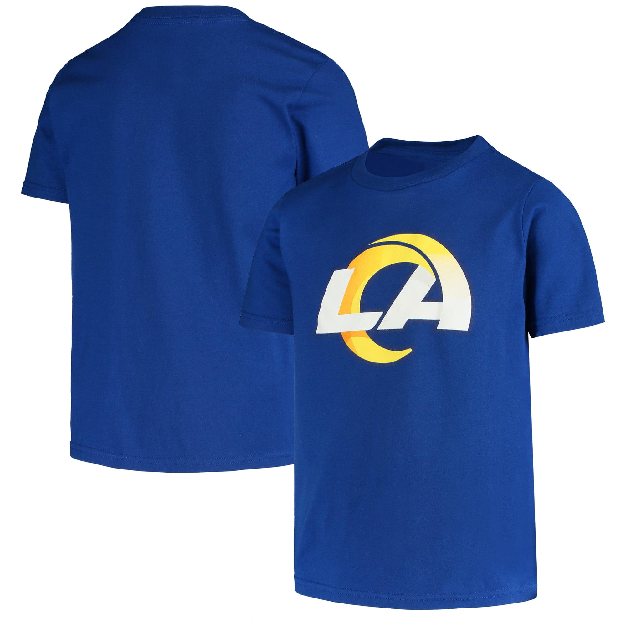 Youth Royal Los Angeles Rams Primary Logo T-Shirt 