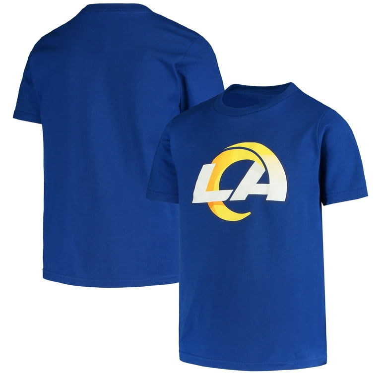 Youth Royal Los Angeles Rams Primary Logo T Shirt Walmart