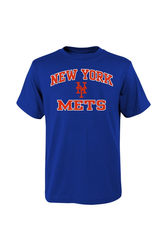 Youth Royal New York Mets Heart & Soul T-Shirt
