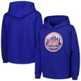 thumbnail image 1 of Youth Royal New York Mets Team Primary Logo Pullover Hoodie, 1 of 3