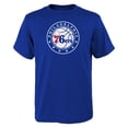 thumbnail image 1 of Youth Outerstuff Royal Philadelphia 76ers Primary Logo T-Shirt, 1 of 1