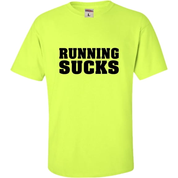 Youth Running Sucks Funny Work Out Gym T-Shirt