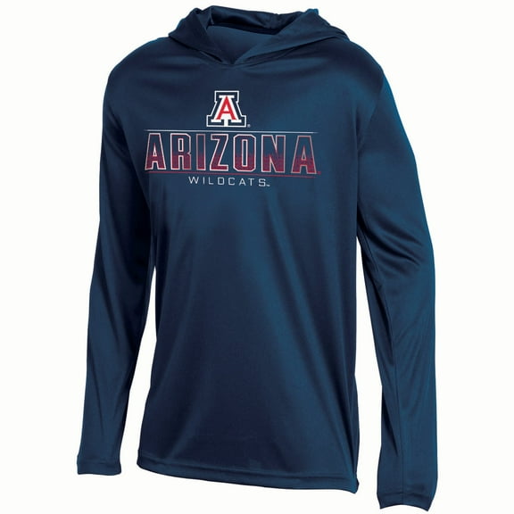 Youth Russell Navy Arizona Wildcats V-Neck Pullover Hoodie