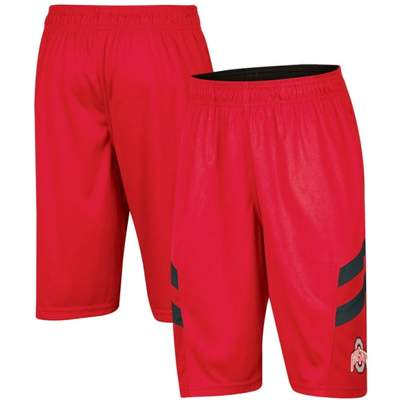 Youth Russell Scarlet Ohio State Buckeyes Logo Training Shorts