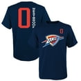 thumbnail image 1 of Youth  Russell Westbrook  Navy Oklahoma City Thunder Name & Number T-Shirt, 1 of 3