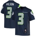 thumbnail image 1 of Youth Russell Wilson College Navy Seattle Seahawks Replica Player Jersey, 1 of 3