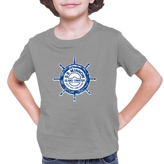 Youth SS Minnow Funny Retro T-Shirt