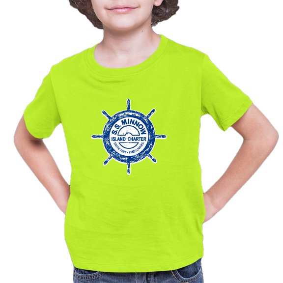 Youth SS Minnow Funny Retro T-Shirt