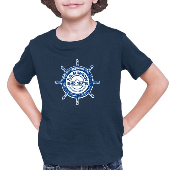 Youth SS Minnow Funny Retro T-Shirt
