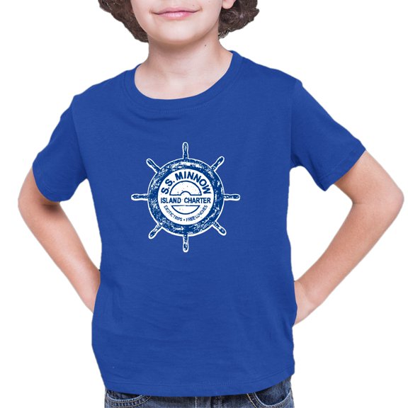Youth SS Minnow Funny Retro T-Shirt