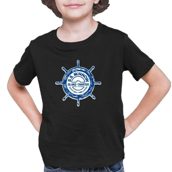 Youth SS Minnow Funny Retro T-Shirt