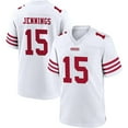thumbnail image 1 of Youth San Francisco Jennings 15 White Stitched T-Shirts Sports Player Game Top, Medium, 1 of 1