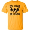 thumbnail image 1 of Youth Sasquatch Social Distancing World Champion Bigfoot T-Shirt, 1 of 1