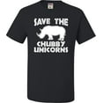 thumbnail image 1 of Youth Save The Chubby Unicorns Funny Rhino T-Shirt, 1 of 1