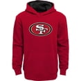 thumbnail image 1 of Youth Scarlet San Francisco 49ers Prime Pullover Hoodie, 1 of 1