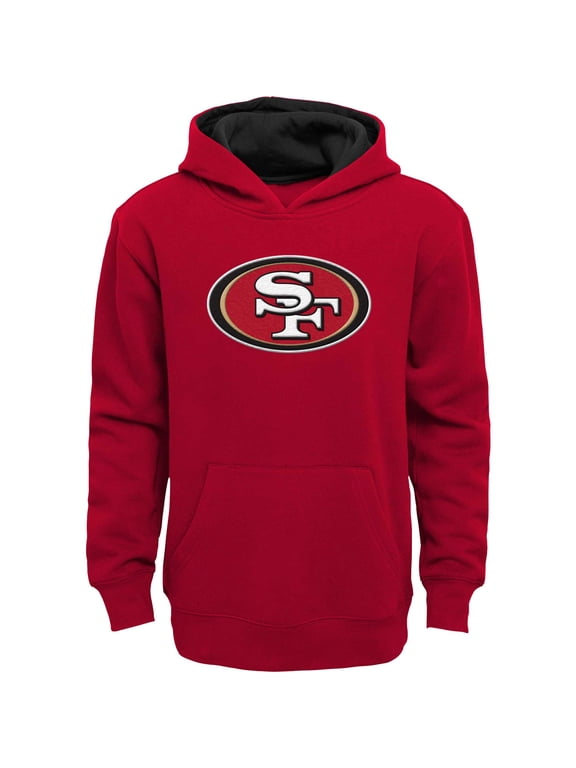 Youth Outerstuff Scarlet San Francisco 49ers Prime Pullover Hoodie