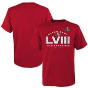 Youth  Scarlet San Francisco 49ers Super Bowl LVIII Made It T-Shirt