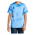 thumbnail image 1 of Mafoose Youth Short Sleeve Crystal Tie-Dye Tee Sky Blue X-Small, 1 of 4