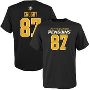 Youth Sidney Crosby Black Pittsburgh Penguins Name & Number T-Shirt