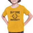 thumbnail image 1 of Youth Silly Goose University Funny Gift Idea T-Shirt, 1 of 1
