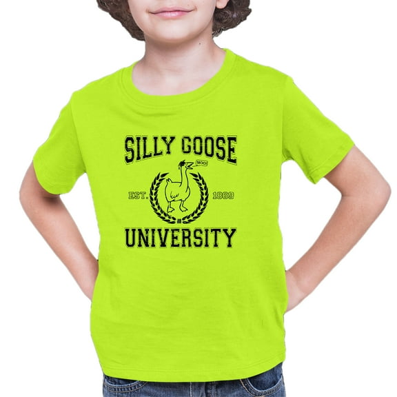 Youth Silly Goose University Funny Gift Idea T-Shirt