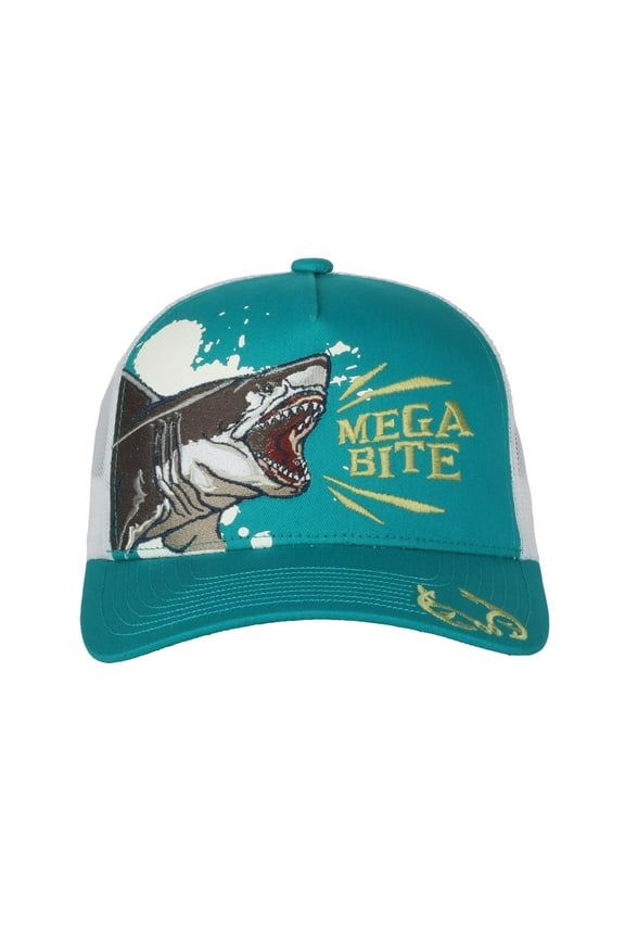 Youth Size 5-Panel Realtree Fishing Cap - Mid Profile Structured Crown with Mesh Back