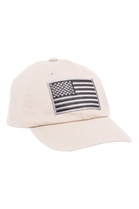 Youth Sized USA Adjustable Unstructured Hat - Stone