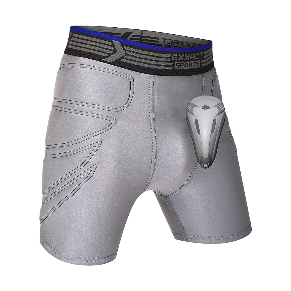 Youth Sliding Shorts w/Hard Cup Foam Padding for Baseball, Softball