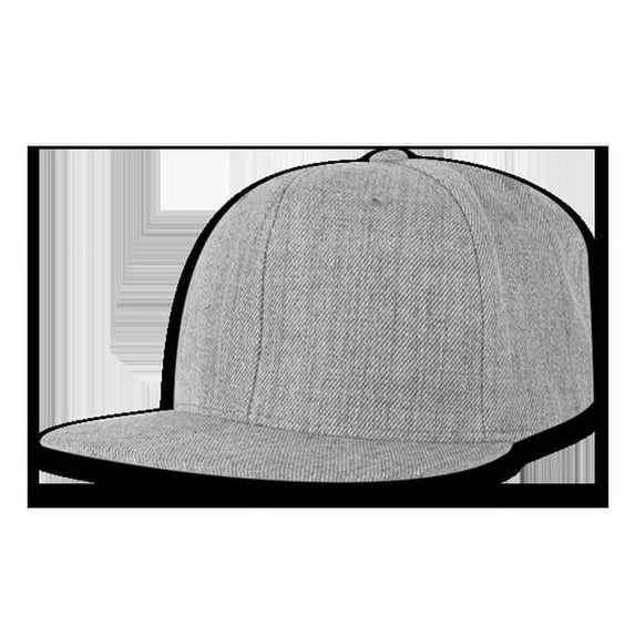 Youth Snapback Caps, Heather Grey