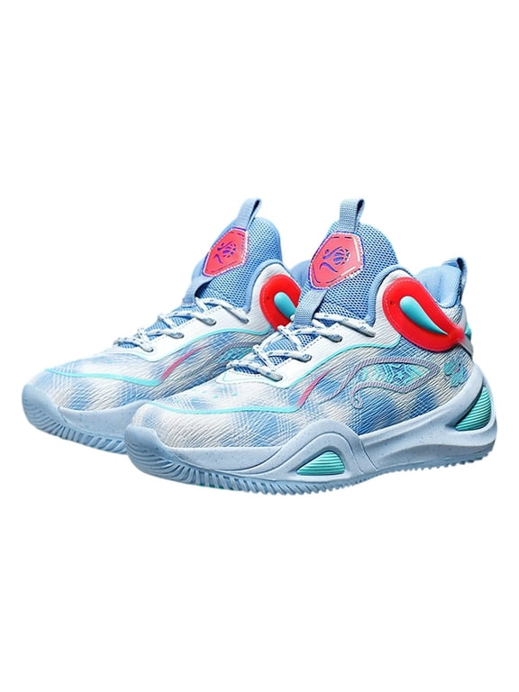 Youth Sneakers for Girls Versatile Basketball Running Shoes Students Concrete Court Athletic Performance Daily Campus Outdoor Play