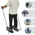 thumbnail image 1 of Youth Snowshoes Set 21-Inch, Blue Aluminum Frame with Trekking Poles, 66-154LB Load Capacity for Teens and Women, 1 of 18