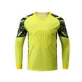 thumbnail image 1 of Youth Soccer Goalie Jersey Padded Goalie Shirt, Long Sleeve Soccer Goalie Shirt Training Football Uniform for Kids, 1 of 5