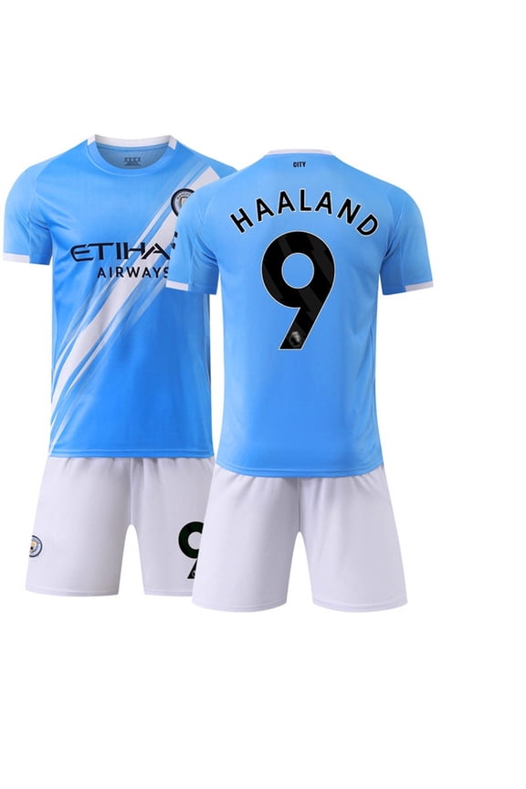 Youth Soccer Jersey Set | Breathable Football Uniforms for Boys & Girls | Lightweight Team Kids Shirts & Shorts Age 10-11y