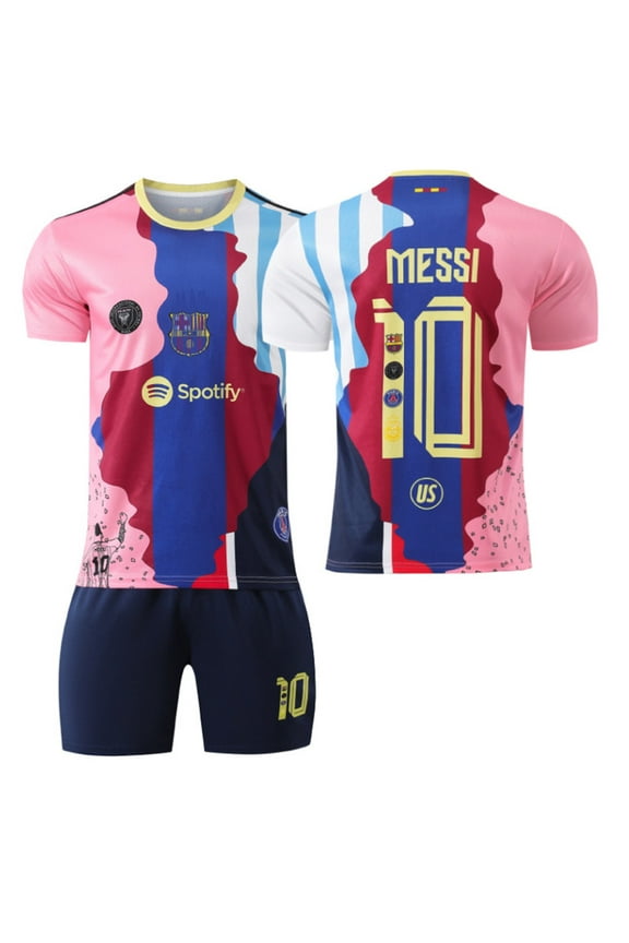 Youth Soccer Jersey Set | Breathable Football Uniforms for Boys & Girls | Lightweight Team Kids Shirts & Shorts Age 10-11y