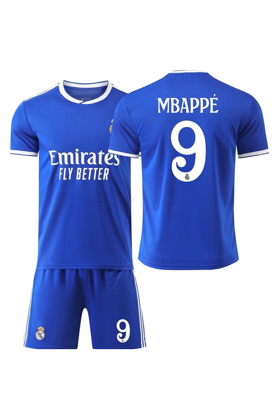 Youth Soccer Jersey Set | Breathable Football Uniforms for Boys & Girls | Lightweight Team Kids Shirts & Shorts Age 10-11y