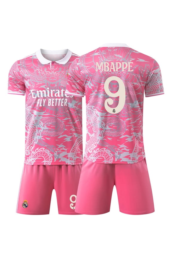 Youth Soccer Jersey Set | Breathable Football Uniforms for Boys & Girls | Lightweight Team Kids Shirts & Shorts Age 14-15y