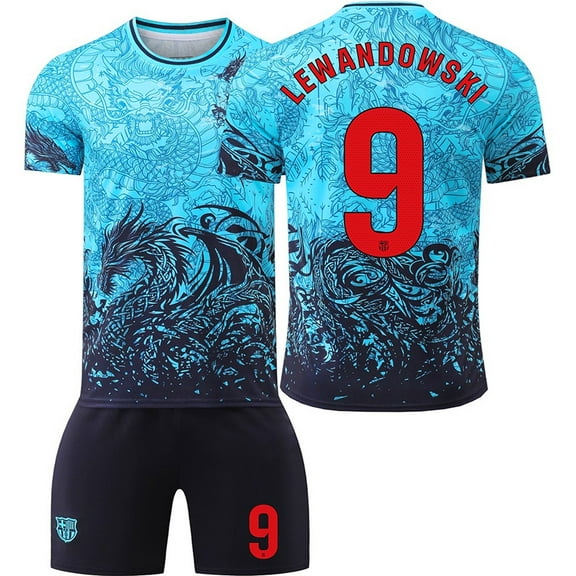 Youth Soccer Jersey Set | Breathable Football Uniforms for Boys & Girls | Lightweight Team Kids Shirts & Shorts Age 14-15y