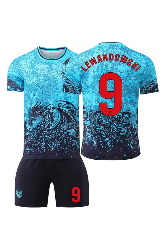 Youth Soccer Jersey Set | Breathable Football Uniforms for Boys & Girls | Lightweight Team Kids Shirts & Shorts Age 14-15y