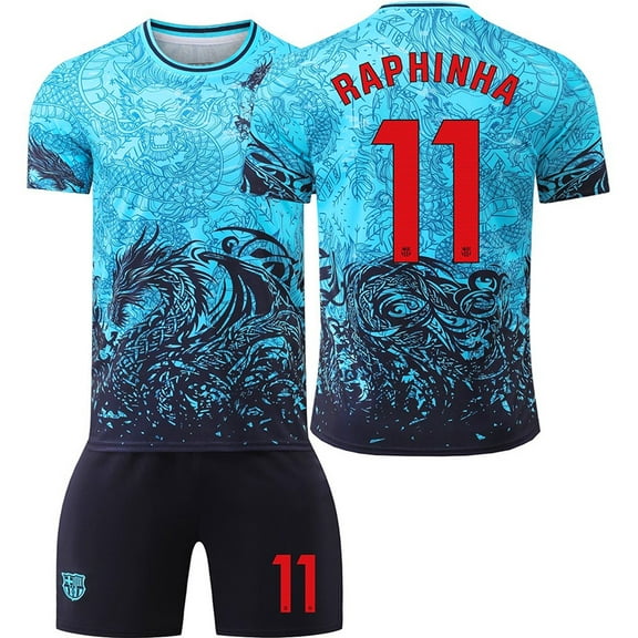 Youth Soccer Jersey Set | Breathable Football Uniforms for Boys & Girls | Lightweight Team Kids Shirts & Shorts Age 3-5y