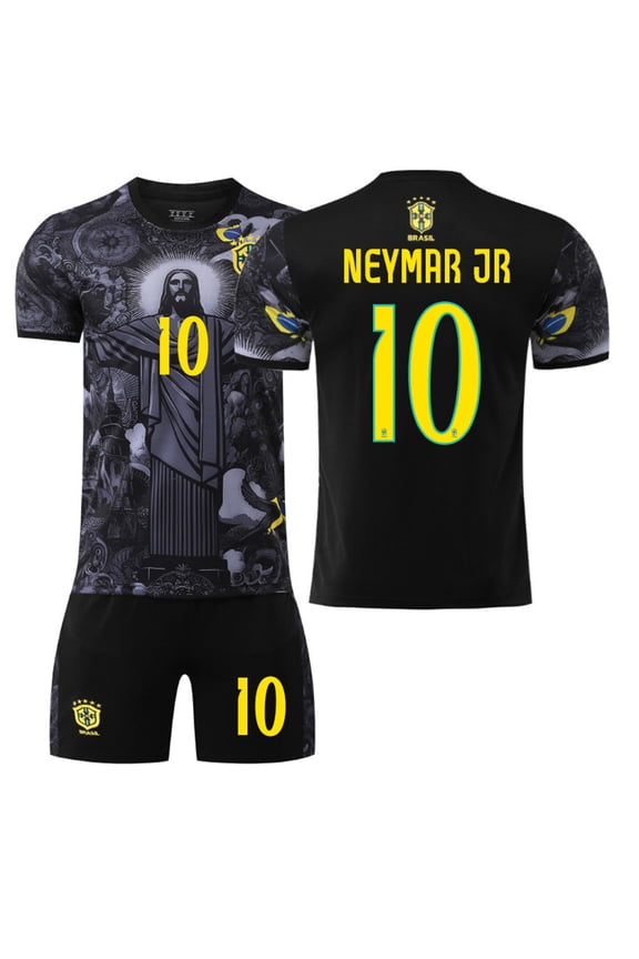 Youth Soccer Jersey Set | Breathable Football Uniforms for Boys & Girls | Lightweight Team Kids Shirts & Shorts Age 7-9y