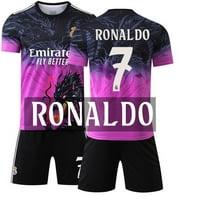 Youth Soccer Jersey Set | Breathable Football Uniforms for Boys & Girls | Lightweight Team Kids Shirts & Shorts Age 7-9y