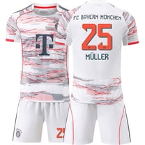 Youth Soccer Jersey Set | Breathable Football Uniforms for Boys & Girls | Lightweight Team Kids Shirts & Shorts Age 7-9y