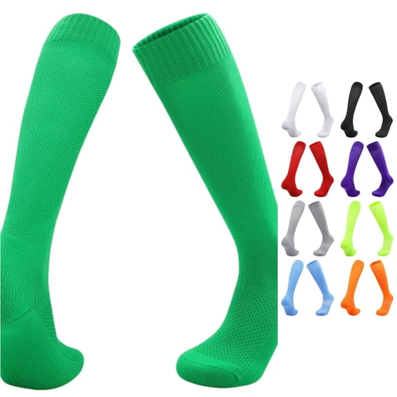 Youth Socks Long Compression Stockings Wicking Athletic Crew Socks for Boys and Girls Sports Team Training Knit Stocking S