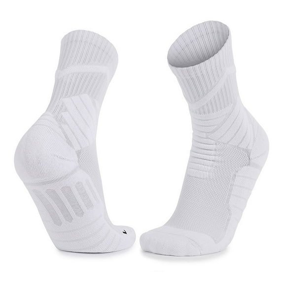 Youth Socks Mens Fashion Color Blocked Socks for Outdoor Cycling Sports Socks Cycling Socks White One Size